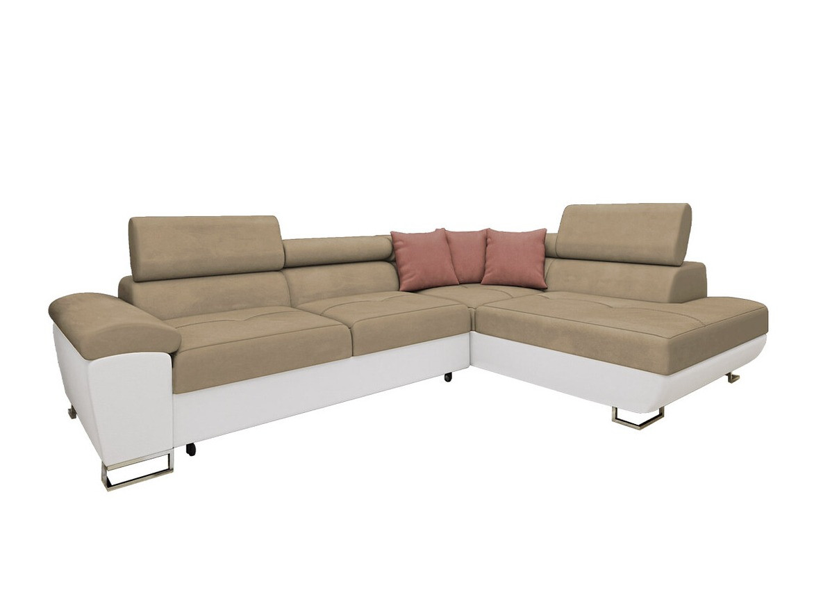 Corner sofa Comfivo Ruta II (Soft 017 + Uttario Velvet 2979 + Uttario Velvet 2955)