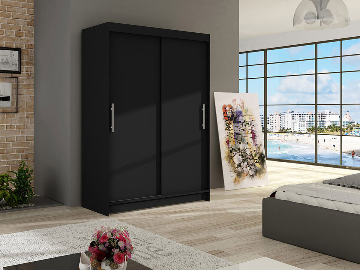 Wardrobe Closico 117 (Black)