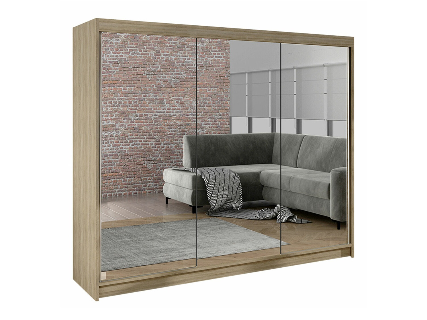 Wardrobe Closico Durion III (Sonoma oak)