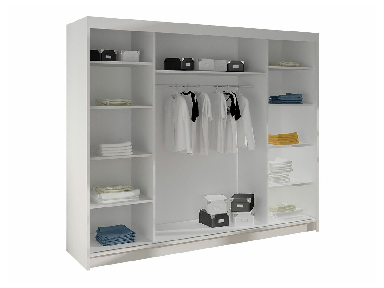 Wardrobe Closico Durion III (White)
