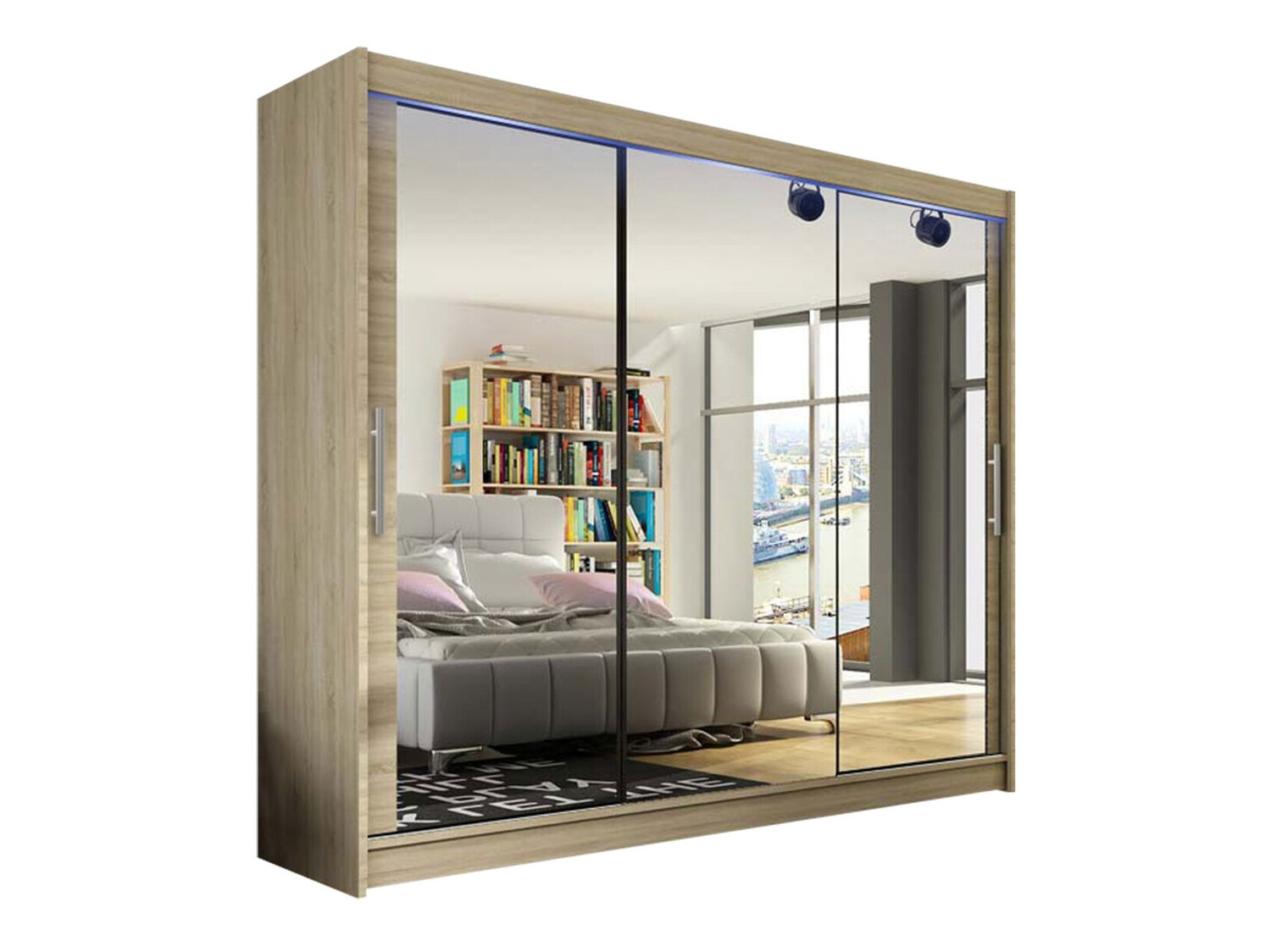 Wardrobe Closico Ordo III (Sonoma oak)