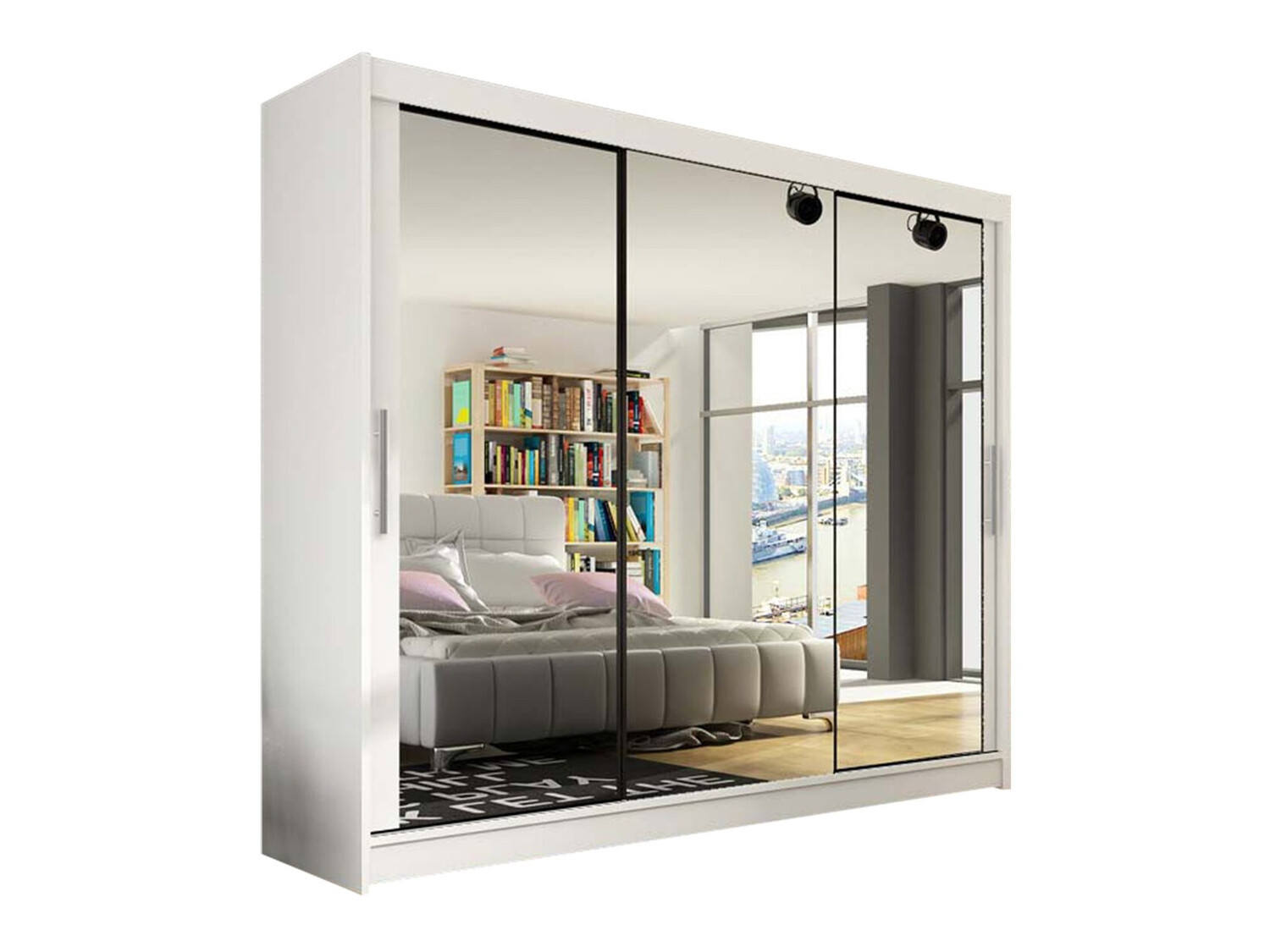 Wardrobe Closico Ordo III (White)