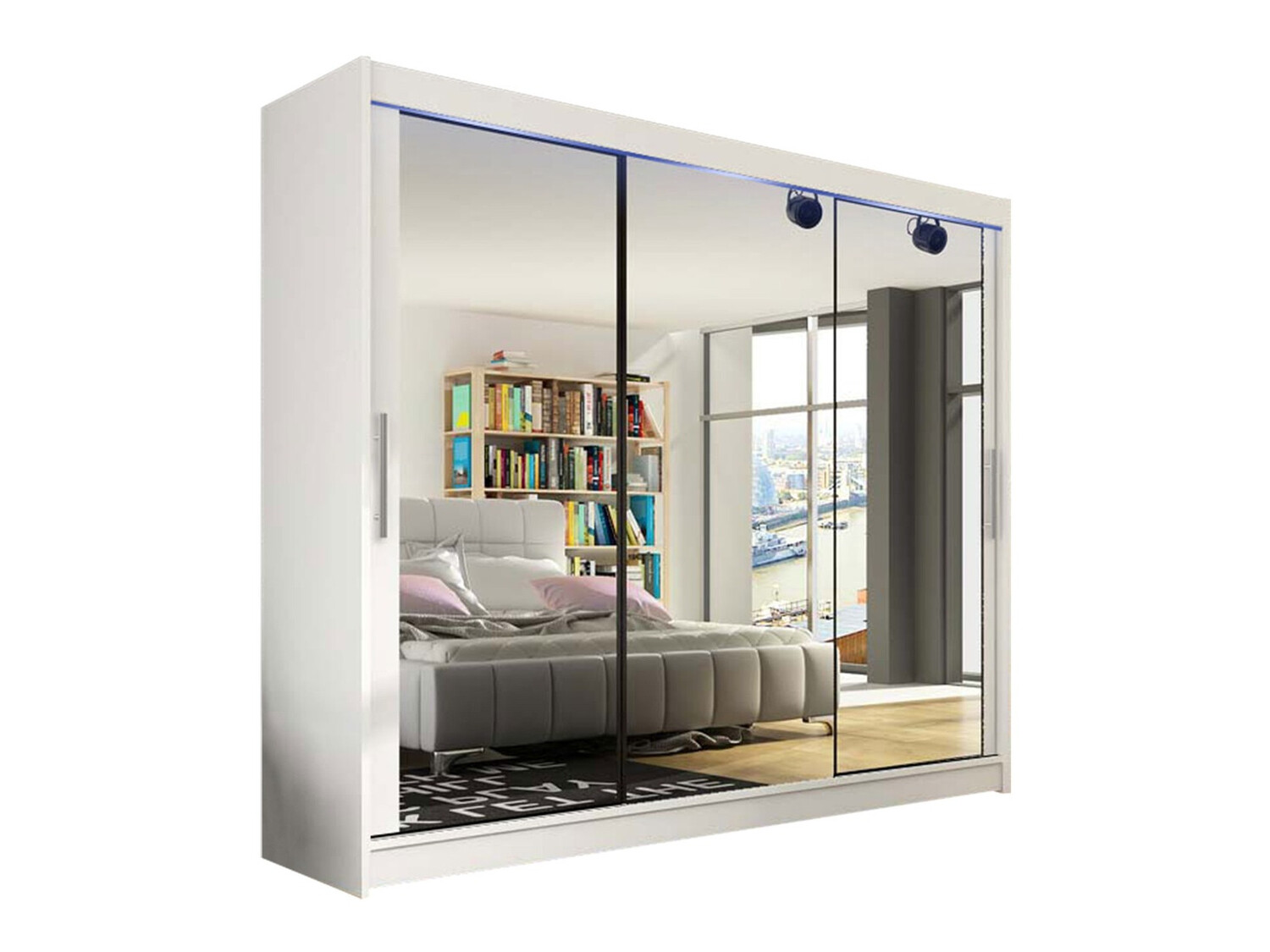 Wardrobe Closico Ordo III (White)