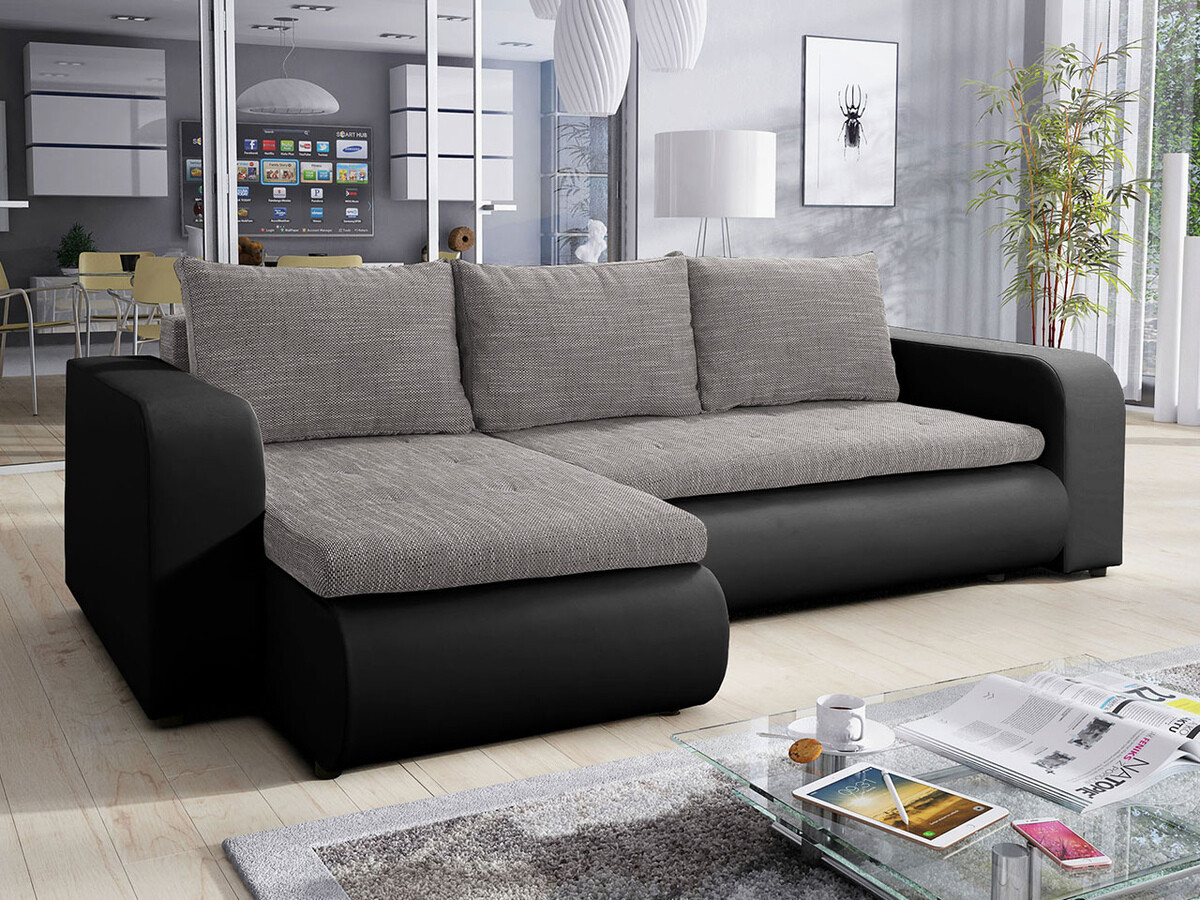 Corner sofa Muncie 100 (Soft 011 + Lawa 05)