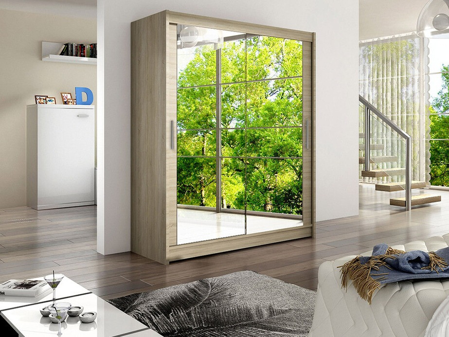 Wardrobe Closico 127 (Sonoma oak)