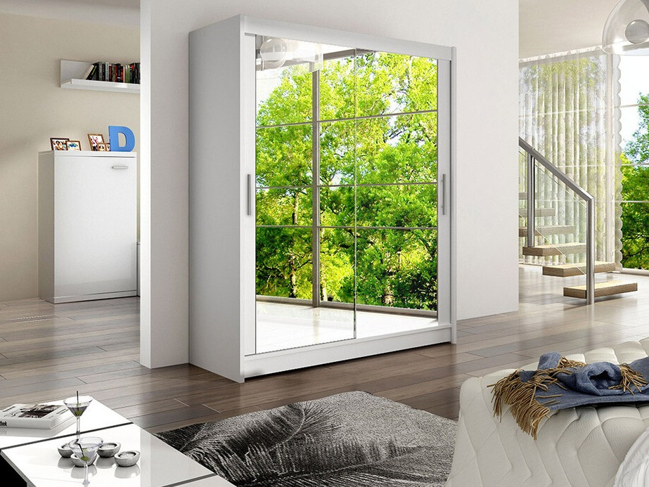 Wardrobe Closico 127 (White)