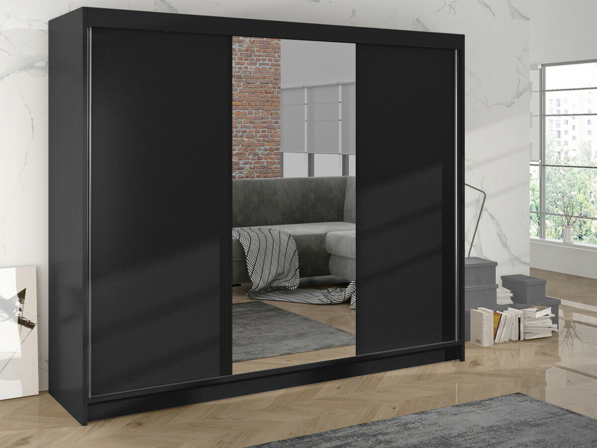 Wardrobe Closico Durion I (Black)