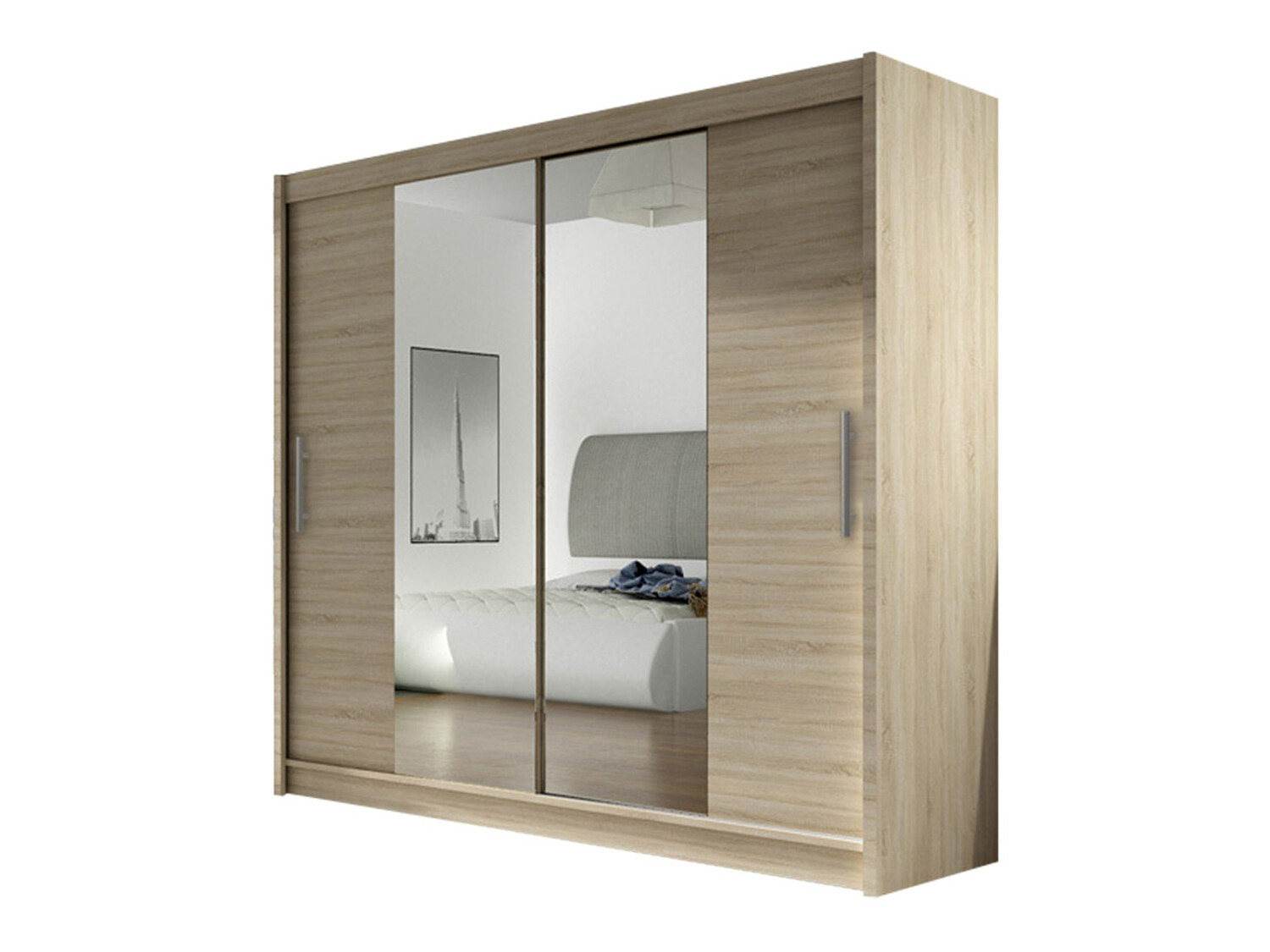 Wardrobe Closico Pallor II (Sonoma oak)