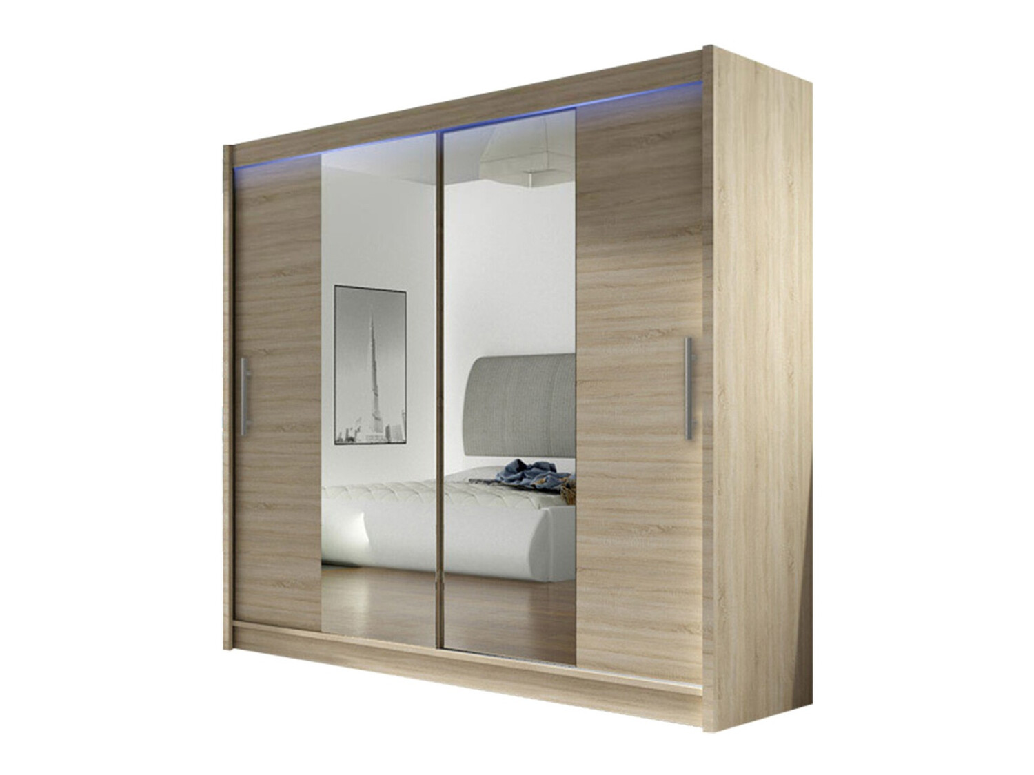 Wardrobe Closico Pallor II (Sonoma oak)