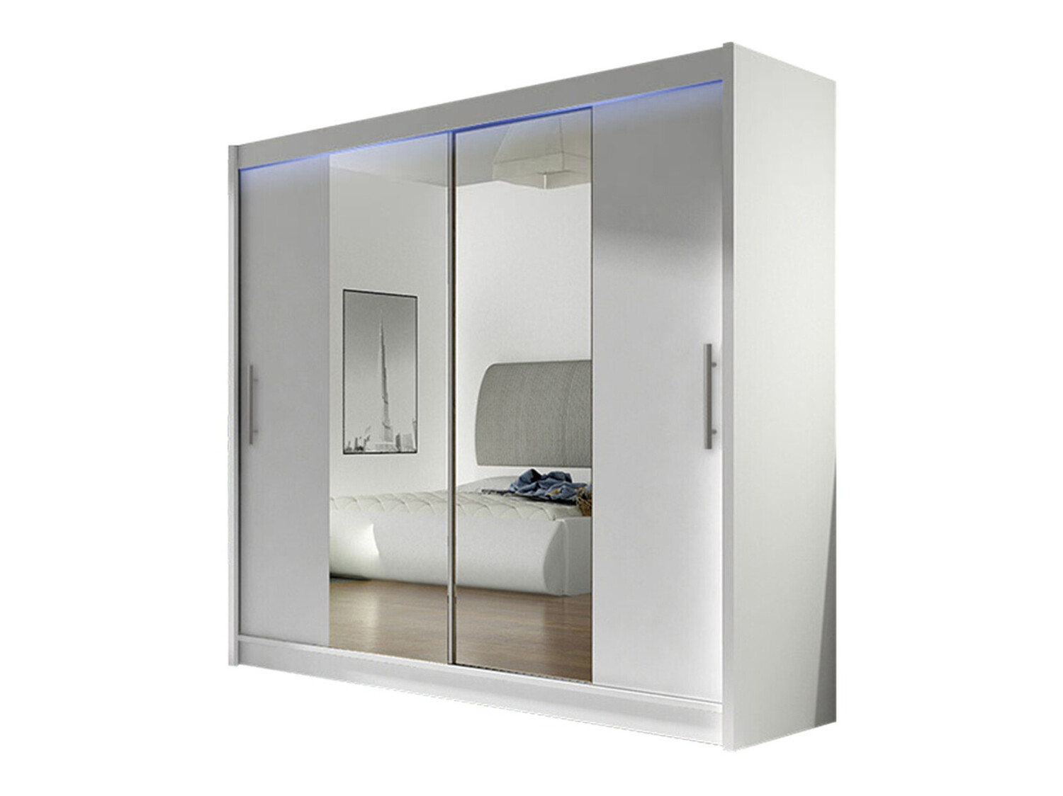 Wardrobe Closico Pallor II (White)