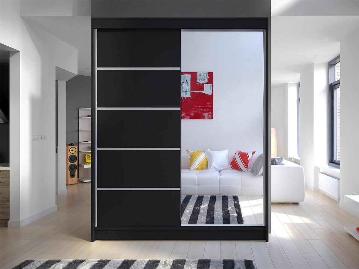 Wardrobe Closico Vastor III (Black)