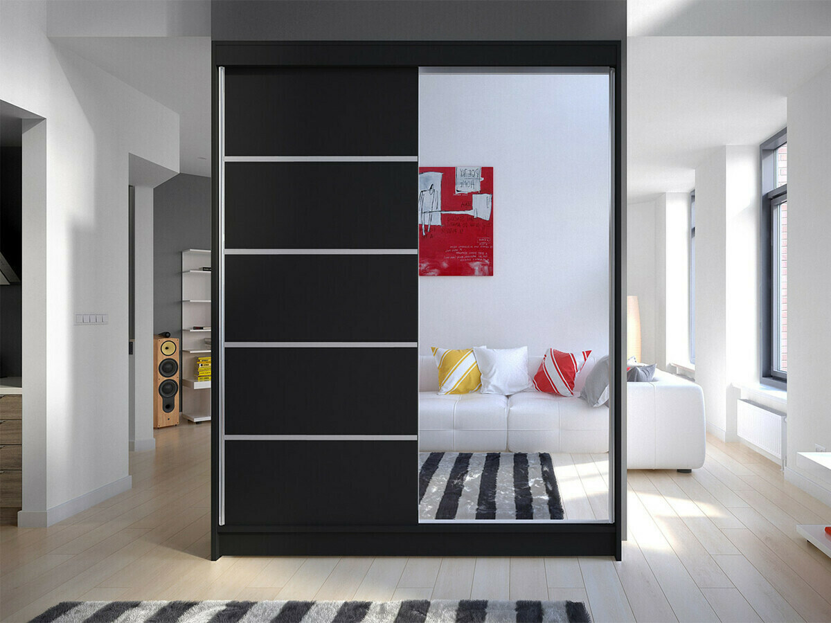 Wardrobe Closico Vastor III (Black)