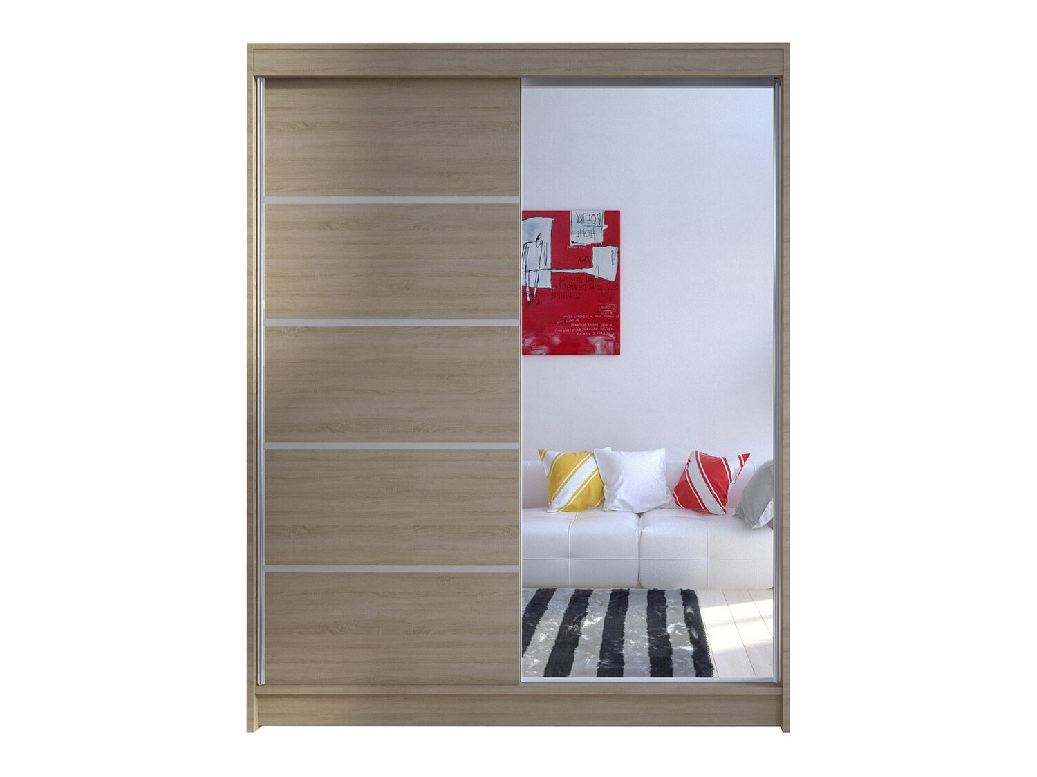 Wardrobe Closico Vastor III (Sonoma oak)