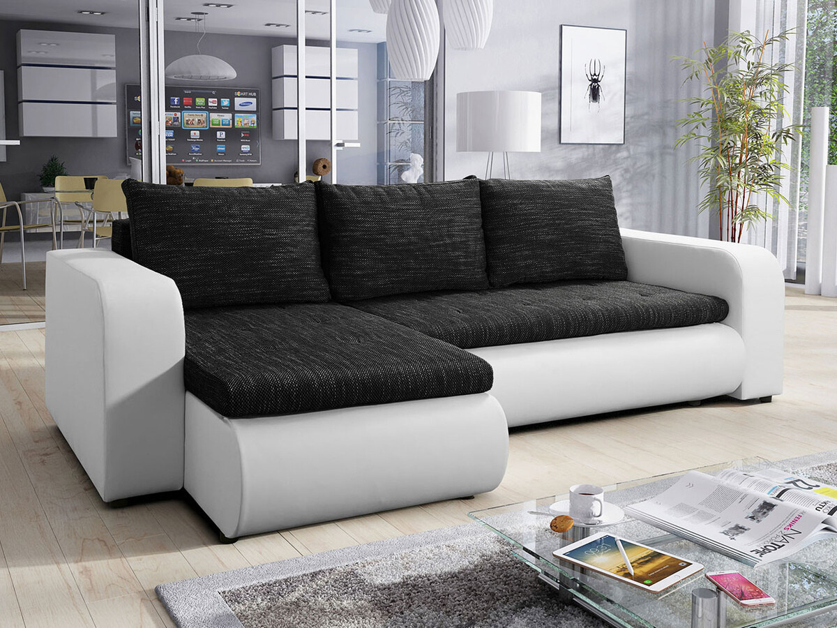 Corner sofa Muncie 100 (Soft 017 + Lawa 06)