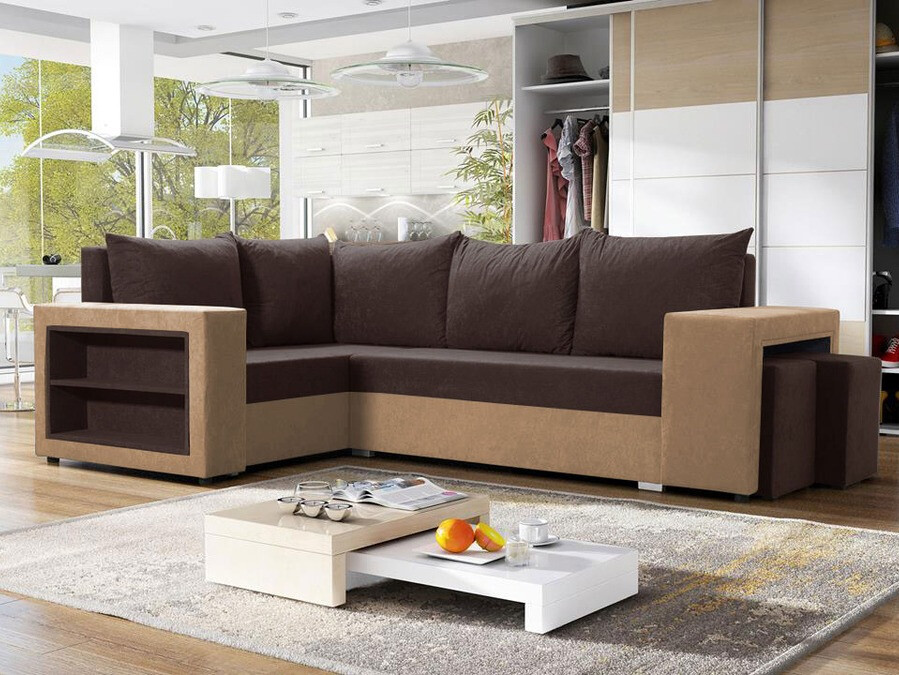Corner sofa Muncie 103 (Mikrofaza 0048 + Mikrofaza 0041)