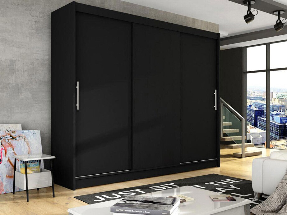 Wardrobe Closico 118 (Black)