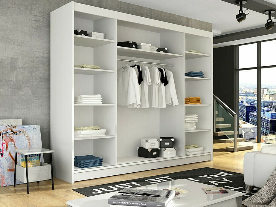 Wardrobe Closico 118 (White)