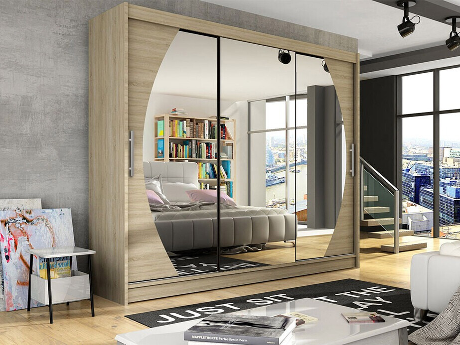 Wardrobe Closico 130 (Sonoma oak)