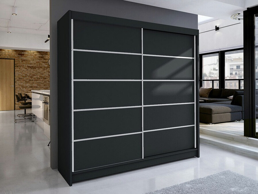 Wardrobe Closico Cavaris IV (Black)