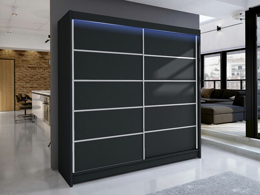 Wardrobe Closico Cavaris IV (Black)