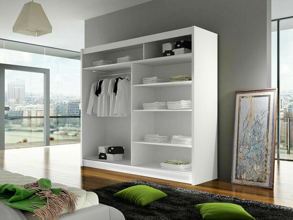 Wardrobe Closico Cavaris IV (White)