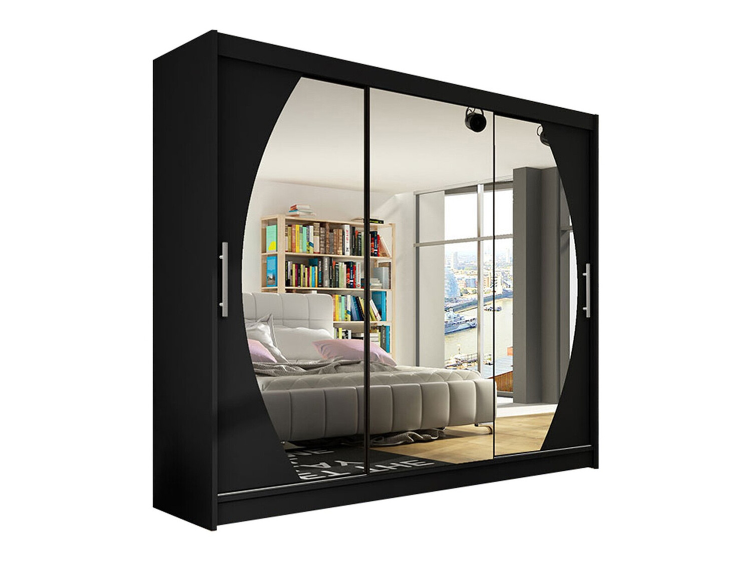 Wardrobe Closico Ordo V (Black)