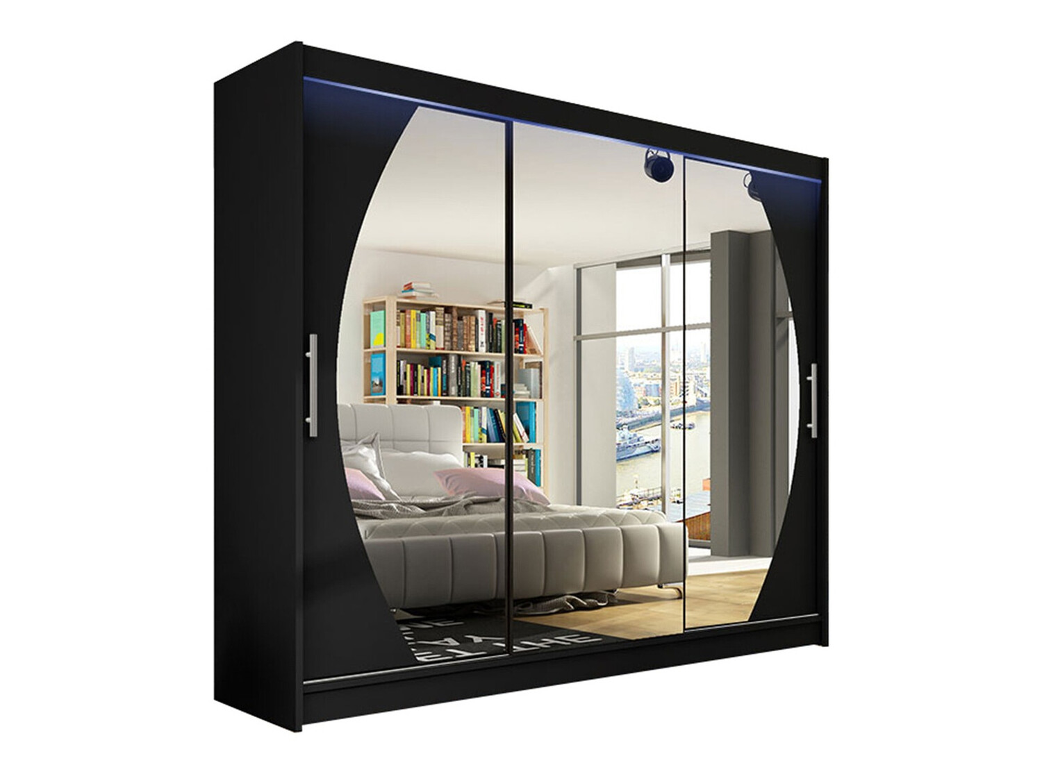 Wardrobe Closico Ordo V (Black)