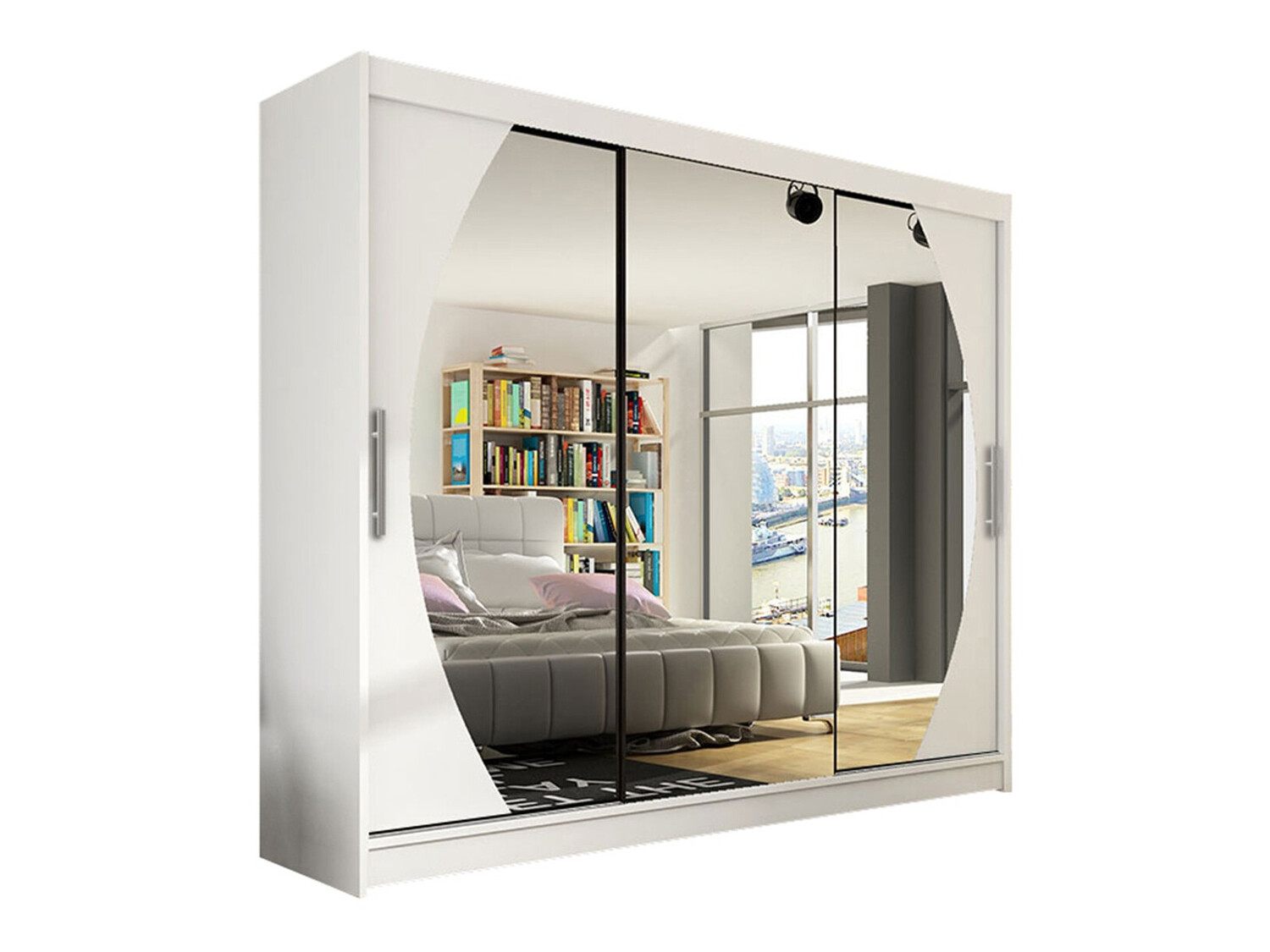 Wardrobe Closico Ordo V (White)