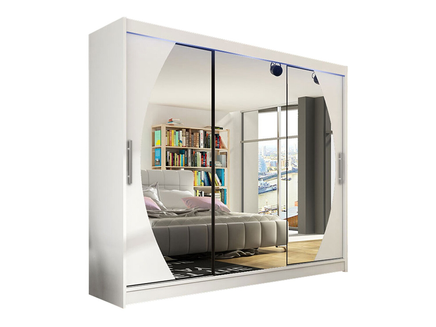 Wardrobe Closico Ordo V (White)