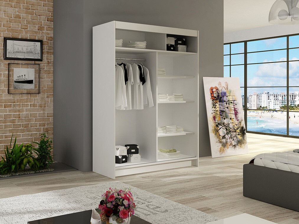 Wardrobe Closico Pacron VII (White)