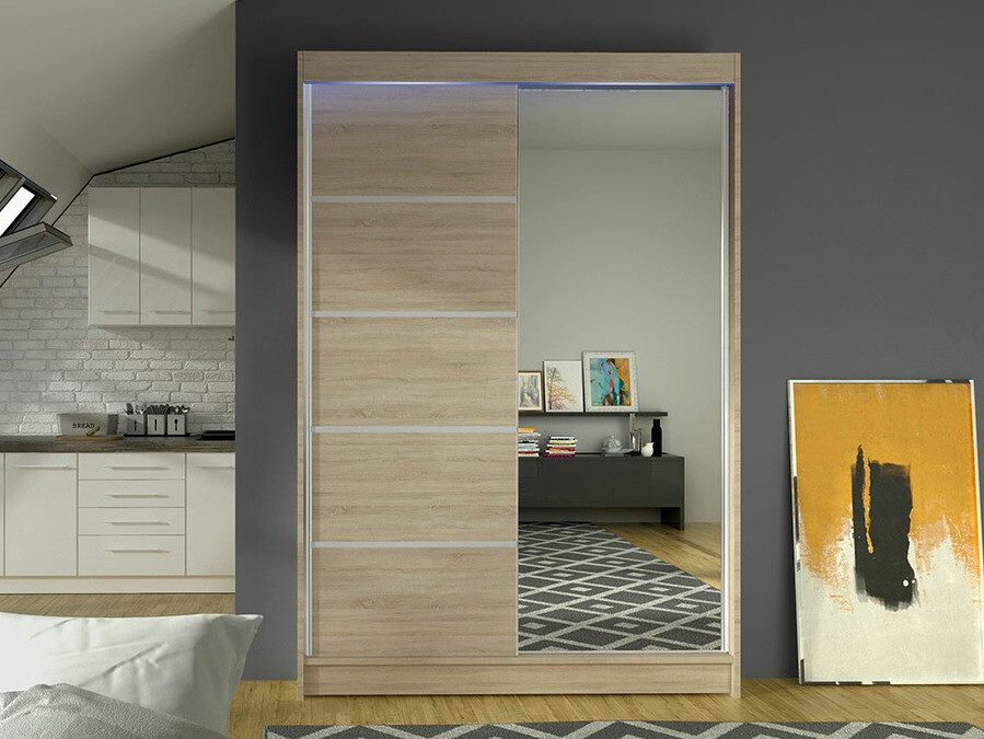 Wardrobe Closico Salvor III (Sonoma oak)
