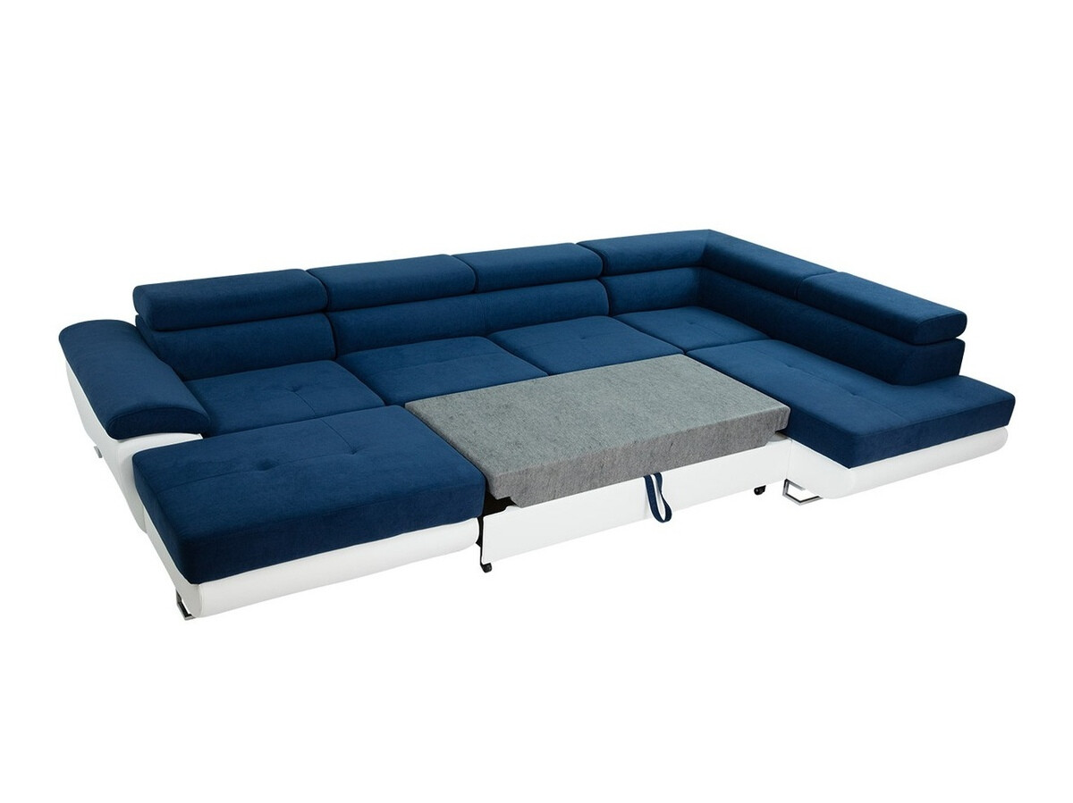 Corner sofa Comfivo Ruta V (Venus Velvet 2911 + Kenia 796)