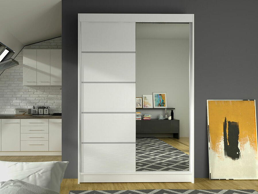 Wardrobe Closico Salvor III (White)