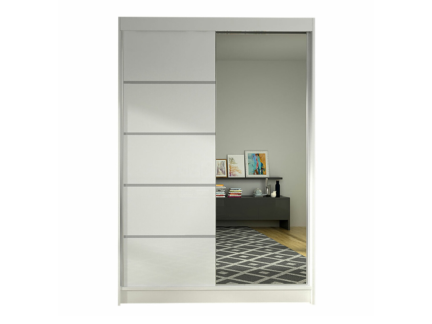 Wardrobe Closico Salvor III (White)