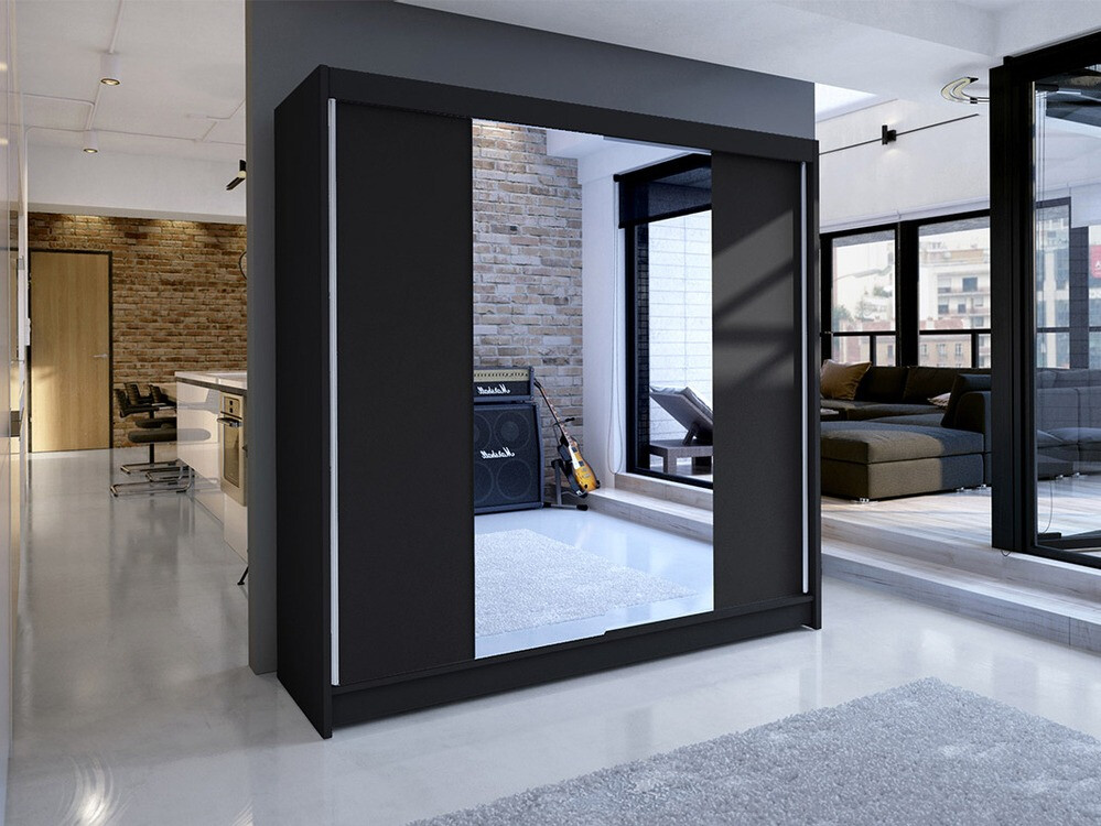 Wardrobe Closico Cavaris II (Black)