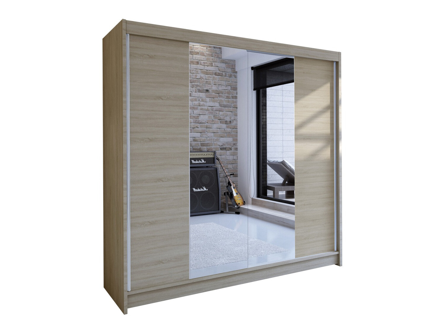 Wardrobe Closico Cavaris II (Sonoma oak)