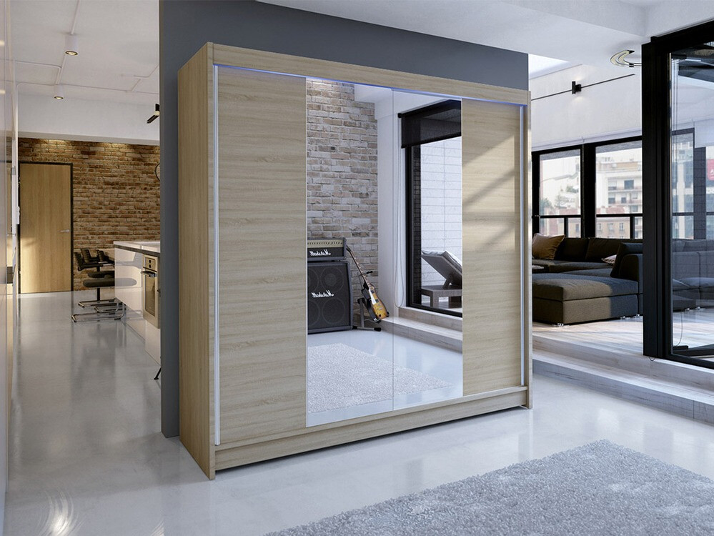 Wardrobe Closico Cavaris II (Sonoma oak)