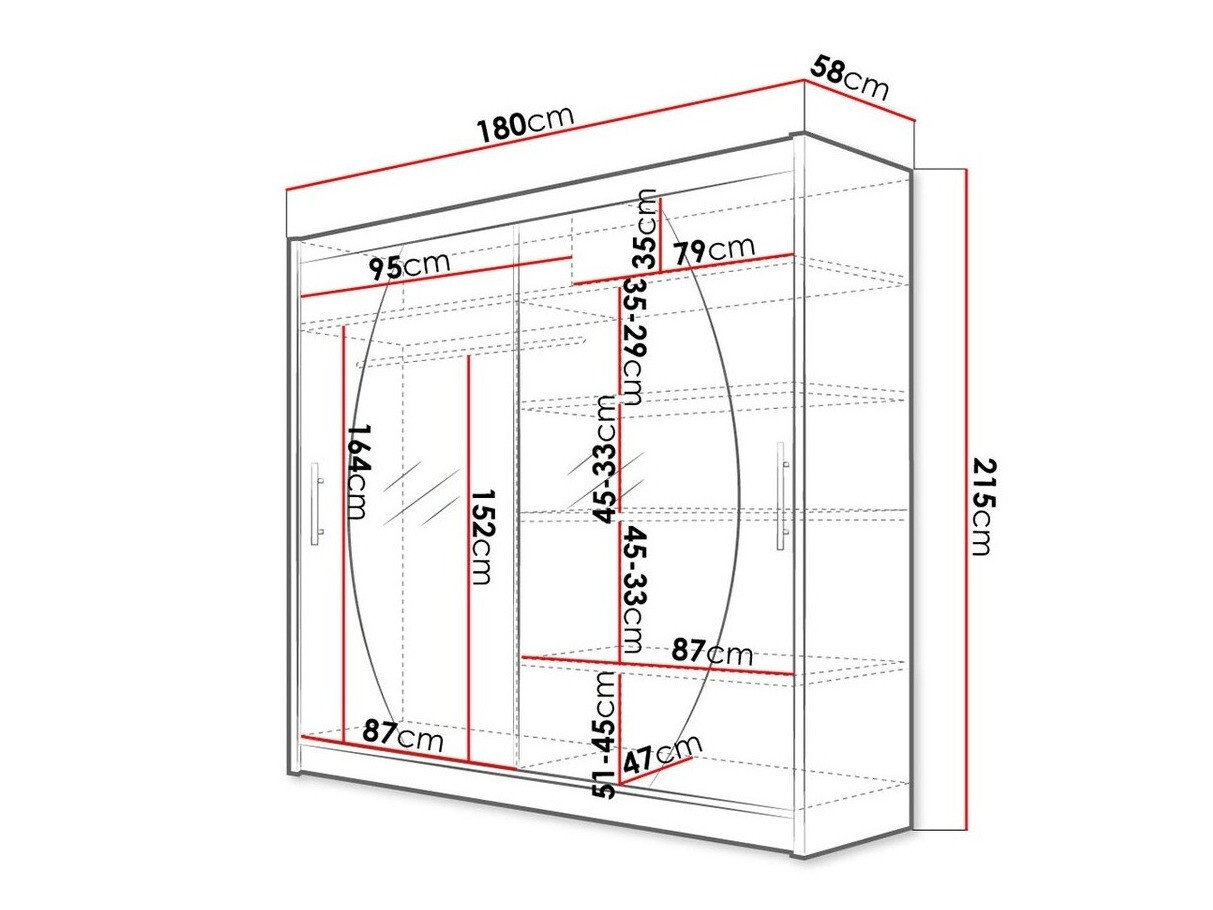 Wardrobe Closico Pallor IV (White)