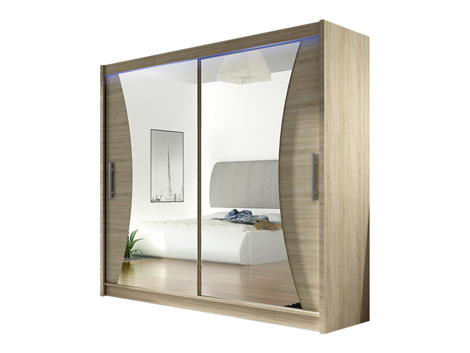 Wardrobe Closico Pallor V (Sonoma oak)