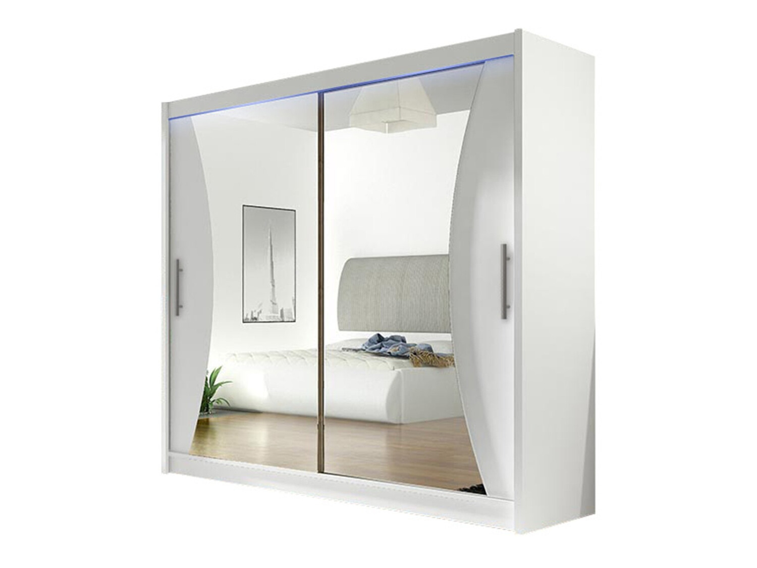 Wardrobe Closico Pallor V (White)