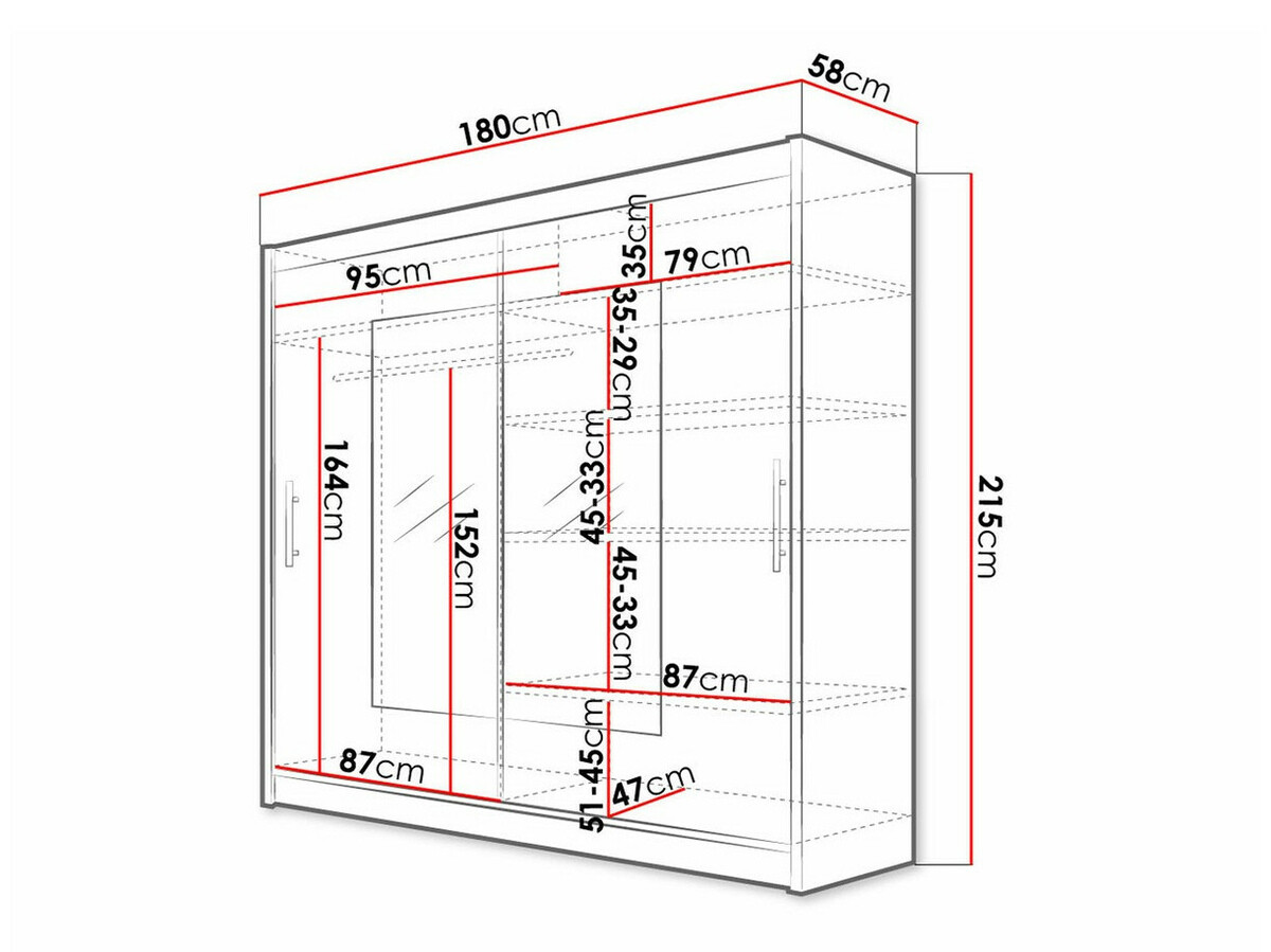 Wardrobe Closico Pallor VII (Black)