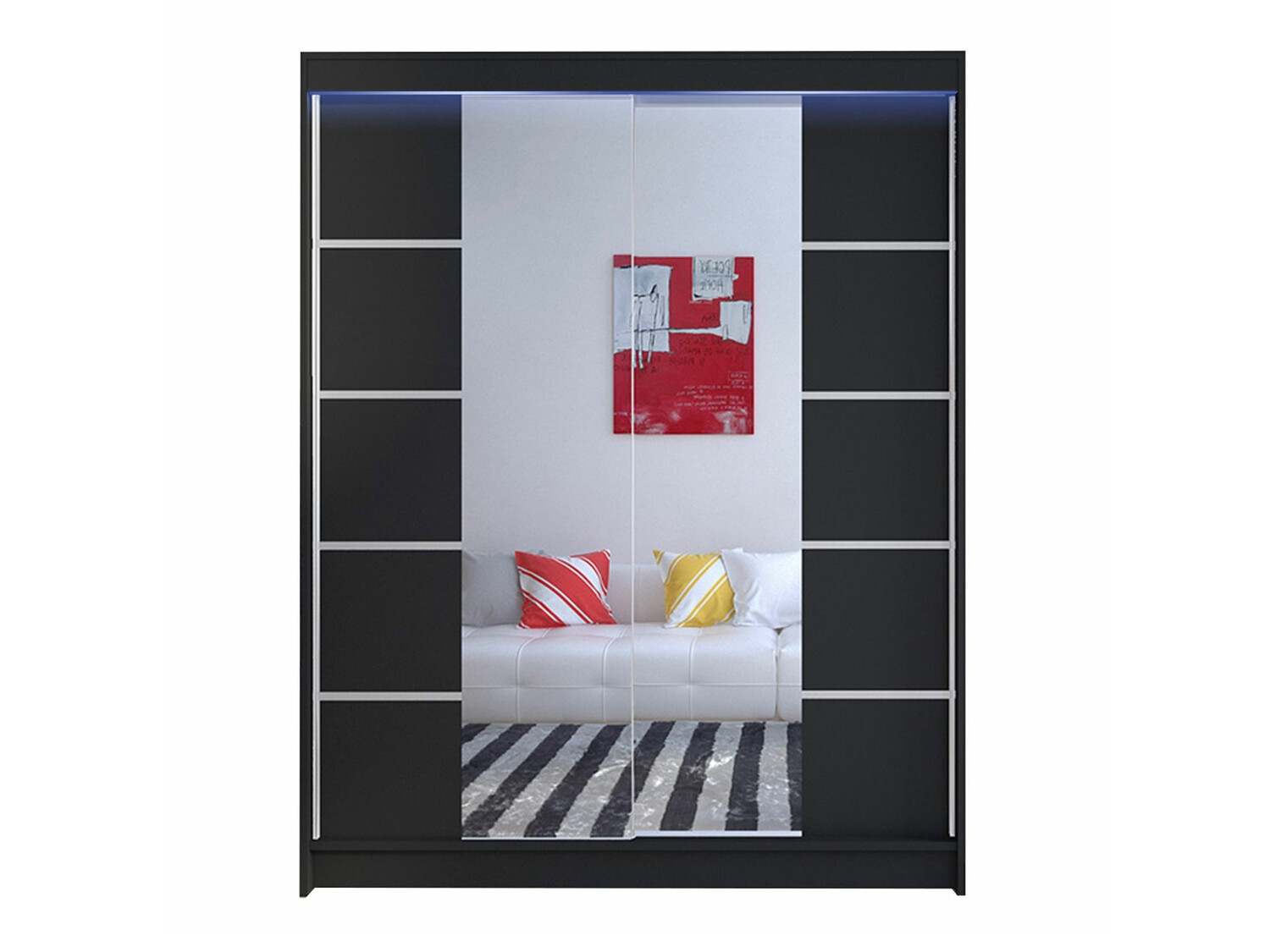 Wardrobe Closico Vastor V (Black)