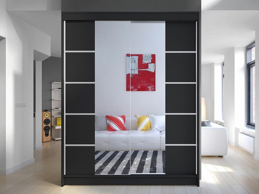 Wardrobe Closico Vastor V (Black)