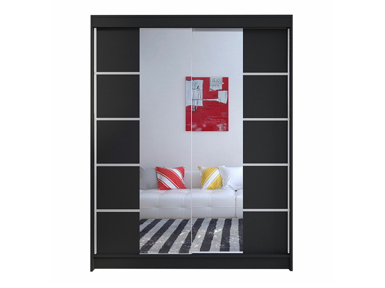 Wardrobe Closico Vastor V (Black)