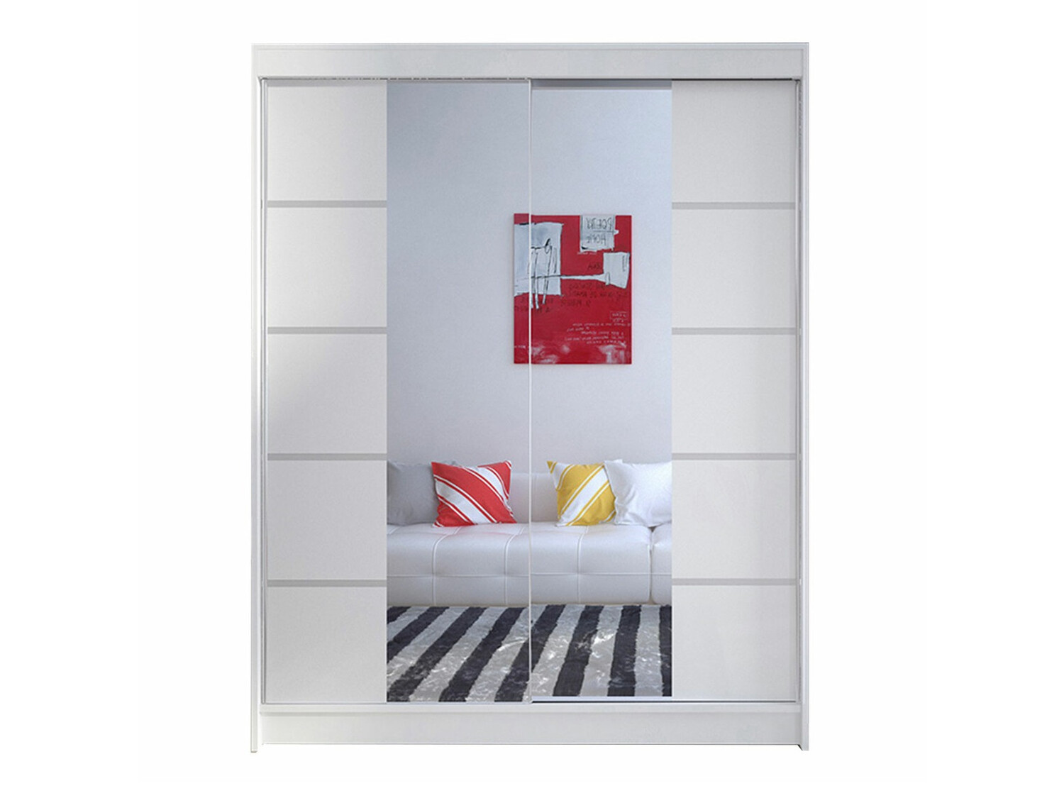 Wardrobe Closico Vastor V (White)