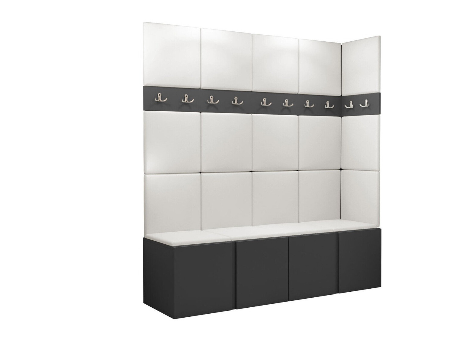 Hallway set Pinis II (Eco-leather Soft 017)