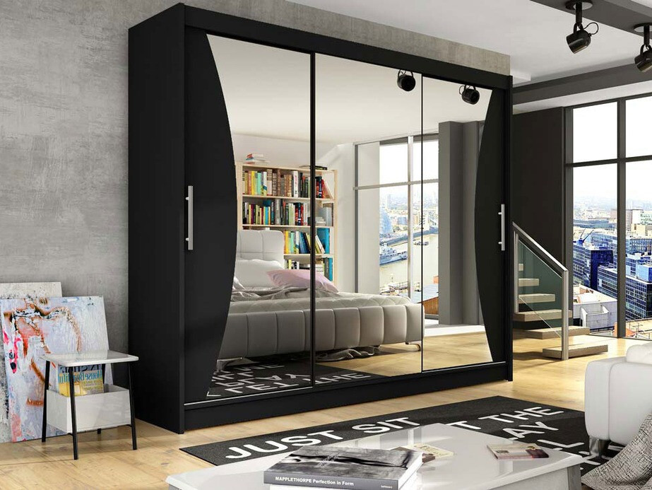 Wardrobe Closico 120 (Black)