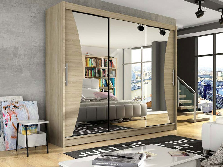 Wardrobe Closico 120 (Sonoma oak)