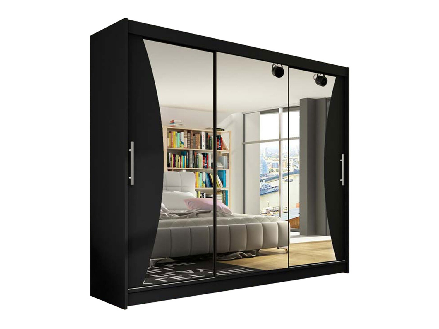 Wardrobe Closico Ordo IV (Black)