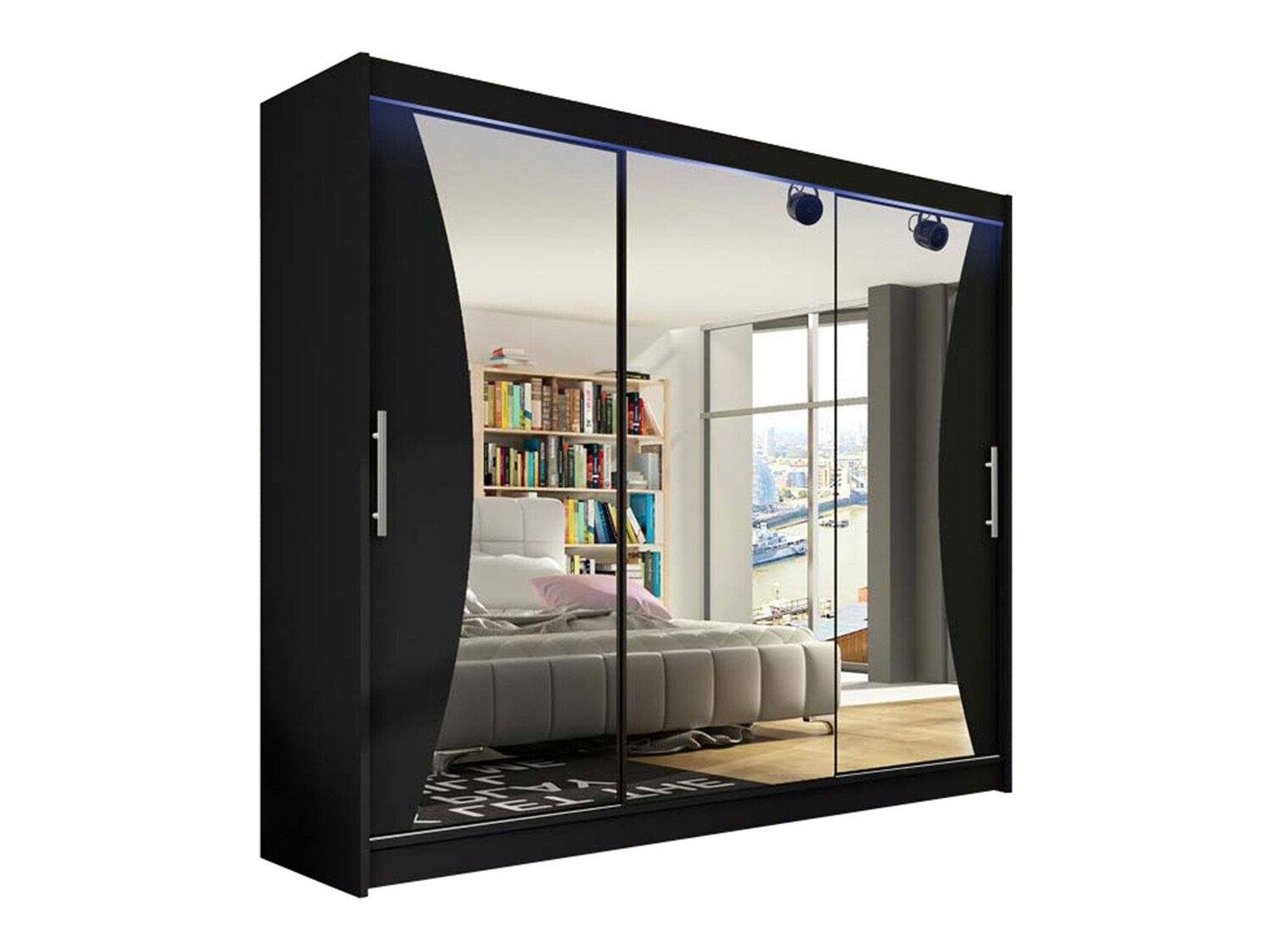 Wardrobe Closico Ordo IV (Black)